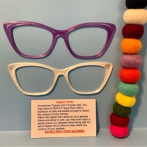 Set of 2 “Wanda” style compatible Cat Eye Toppers